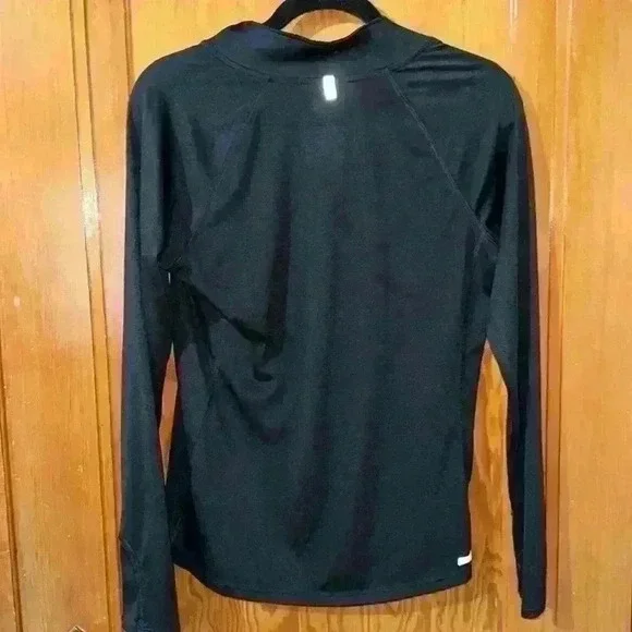 Danskin Black jacket semi fitted as med(8/10) - Picture 2 of 4